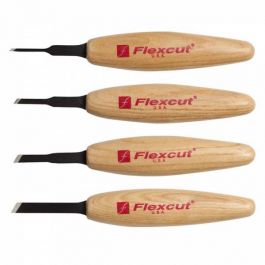 Flexcut 4pc Micro Skew Set