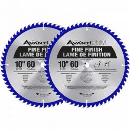 Freud 10" x 60T Avanti Fine Finish Saw Blade - 2pk