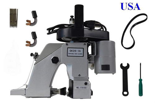 Portable Manual Bag Sack Closing Machine Stitcher Sewing 110V Tool