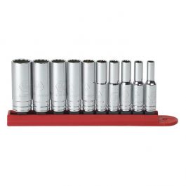 GearWrench 10pc 1/4" Drive 12 Point Socket Set - SAE