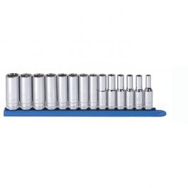 GearWrench 14pc 3/8" Drive 6 Point Deep Socket Set - Metric