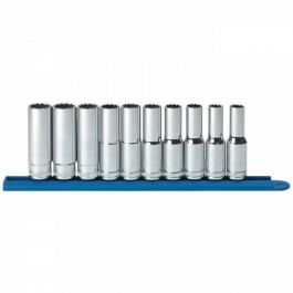 GearWrench 10pc 1/2" Drive 12 Point Deep Socket Set - Metric