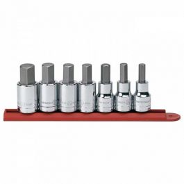 GearWrench 7pc 1/2" Drive Hex Bit SAE Socket Set