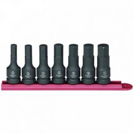GearWrench 7pc 1/2" Dr Impact SAE Hex Socket Set