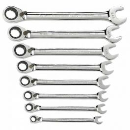 GearWrench 8pc Ratcheting Combination Wrench Set - Reversible - SAE