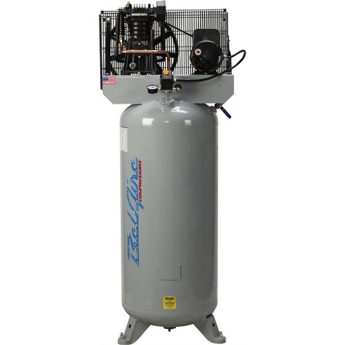 Air Compressor, 5hp, 80 Gallon, 2 Stage, 230v, 1 Phase (FREE Shipping)