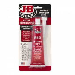 J-B Weld Hi-Temp Red RTV Silicone Sealant - 3 oz