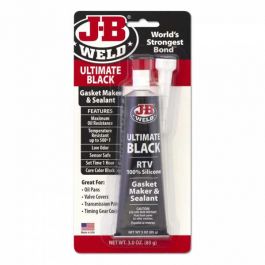 J-B Weld Ultimate Black RTV Silicone Sealant - 3oz