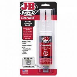 J-B Weld ClearWeld Epoxy Syringe - 25 ml