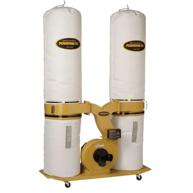 Powermatic 1792073K PM1900TX-BK3 Dust Collector, 3HP 3PH 230/460V, 30-Micron Bag Filter Kit