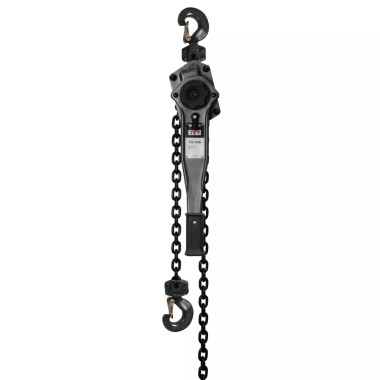 JET Tools 287702 JLP-150A-15SH, JLP-A Series 1-1/2 Ton Lever Hoist, 15' Lift & Shipyard Hooks