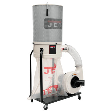 JET Tools 708659K DC-1100VX-CK Dust Collector, 1.5HP 1PH 115/230V, 2-Micron Canister Kit