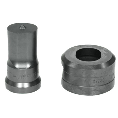 Edwards PDOB13/16X1 13/16x1 Oblong Punch & Die Set with Key-Way