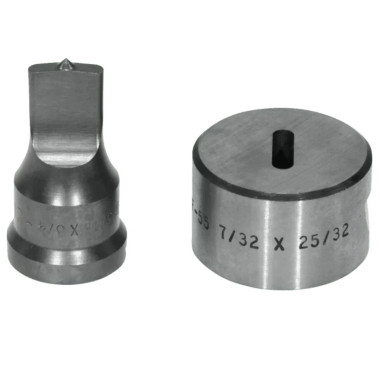 Edwards PDOB3/16X3/4 3/16x3/4 Oblong Punch & Die Set with Key-Way