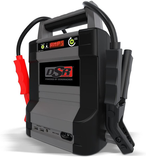 Schumacher DSR128 2000 Peak Amp 12V Lithium Ion ProSeries Jump Starter with USB