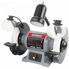 King Industrial 8" Low-Speed Bench Grinder