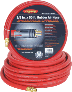 3/8 in. X 50 ft Heavy Duty Air Hose HRE3850RD2