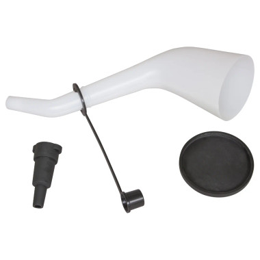 Lisle 18232 Offset Funnel with Cap & Lid