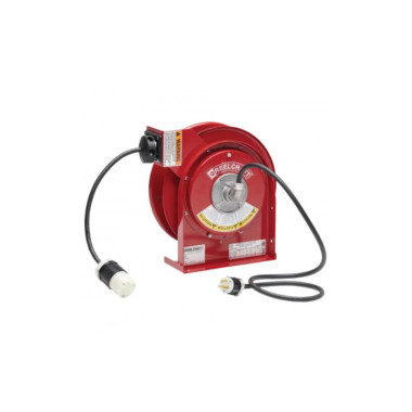 Reelcraft L 4545 123 3B 12/3 45 ft. Premium Duty Twist Lock Connector Power Cord Reel