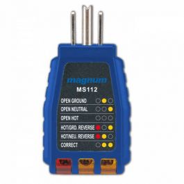 Magnum Outlet Tester 3 Wire / GFCI - MS102