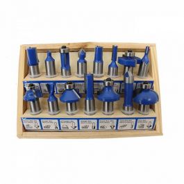 Magnum Router Bit Set 15pc 1/2" Shank Carbide - RBS1512