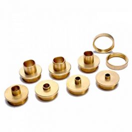 Magnum Router Template Guide Set, 9-Piece Brass - RBTG8