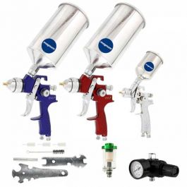 Magnum 6pc Triple Setup HVLP Spray Gun Kit - SG115