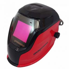 Magnum Jaguar Auto-Darkening 4-Sensor Welding Helmet, Red - WHA3RED