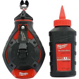 Milwaukee 100 ft. Bold Line Chalk Reel - Red Chalk