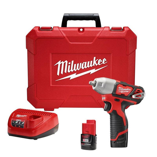 1200 in lbs MilwaukeeM12 3/8 in. Impact Wrench Kit 2463-22