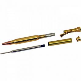 MaxWood Bullet-Style Pen Turning Kit - Twist - Gold Finish