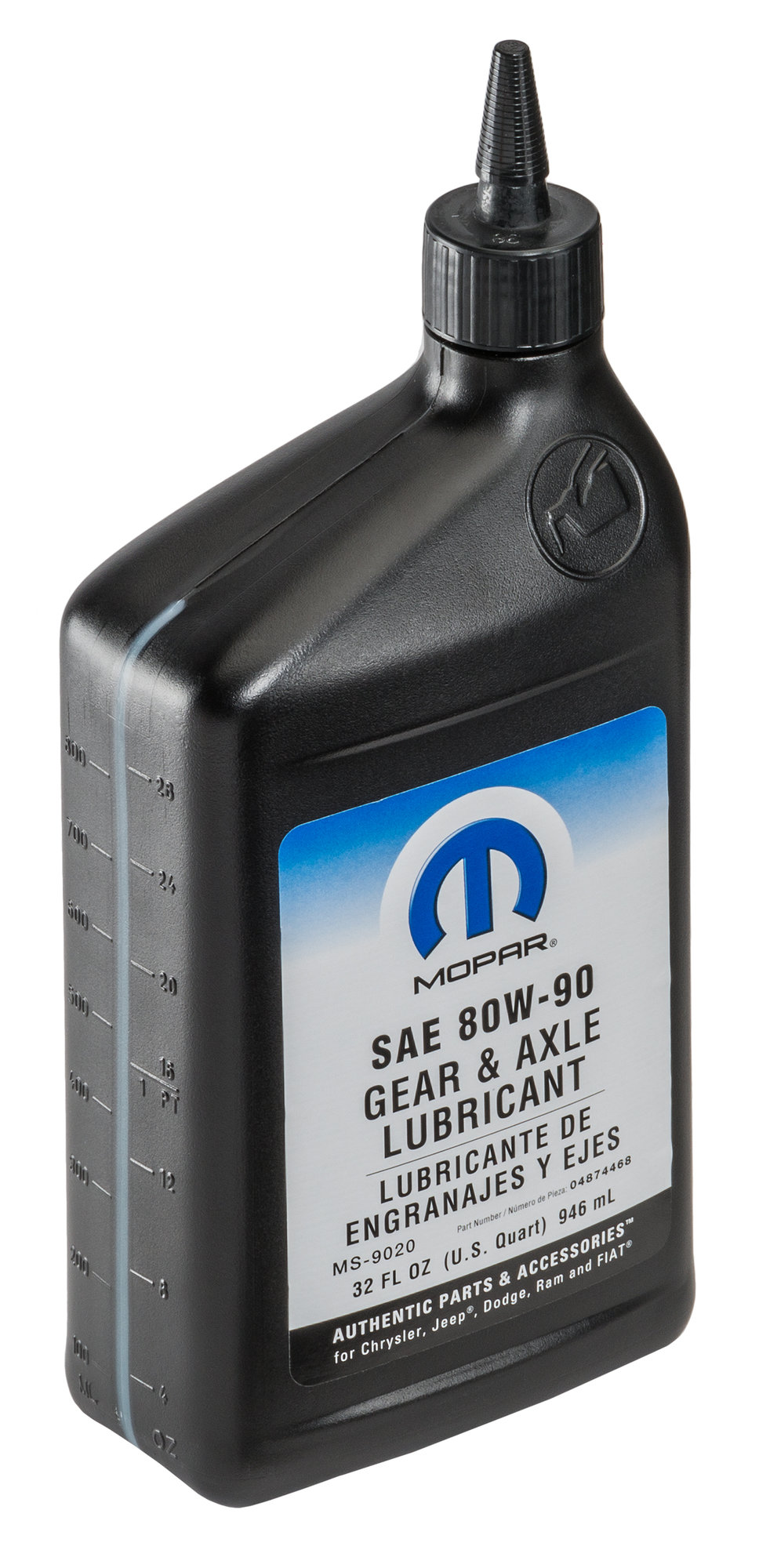 Mopar 68218041AB Gear & Axle Lubricant SAE 80W-90 for Jeep Vehicles