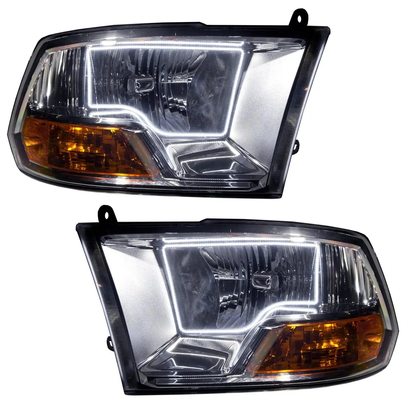 Oracle Lighting 7038-001 2009-2012 Dodge Ram Non-Sport Pre-Asm Halo HLs - (Chrome) - White