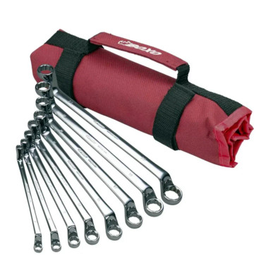 Boxo PA552 8-Piece Metric 75° Box End Wrench Set