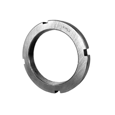 PTI KM8 Bearing Lock Nut, KM, M40 X 1.50 Thread Size, 58 mm OD, 50 mm Face Dia., 9 mm Width, Steel Material
