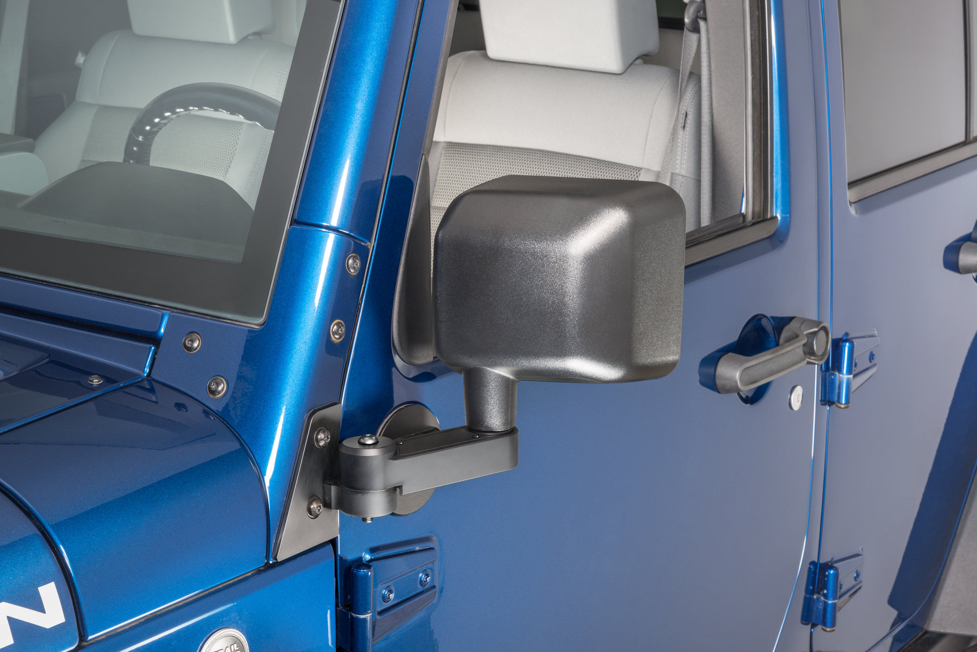 Quadratec Automatic Billet Aluminum Mirror Movers for 07-18 Jeep Wrangler JK