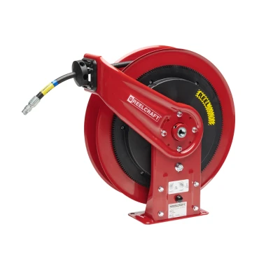 Reelcraft RS7450 OHP 1/4 in. x 50 ft. REELSAFE Controlled Return Hose Reel