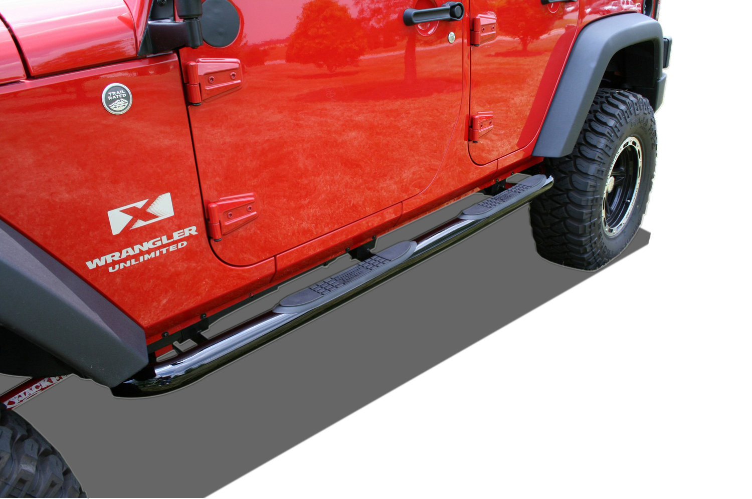 Rugged Ridge Side Step Bars for 07-18 Jeep Wrangler Unlimited JK 4 Door