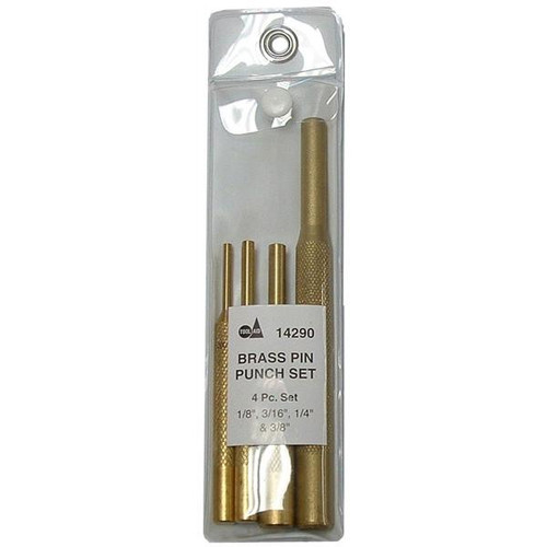 4 Piece Brass Pin Punch Set TA 14290