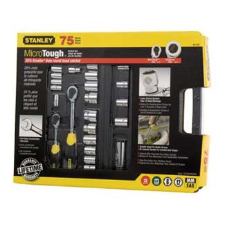 75-piece Microtough Mechanics Tool Set