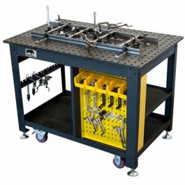 Strong Hand Tools Rhino Cart Mobile Fixturing Station - Table and 66pc Accessory Kit
