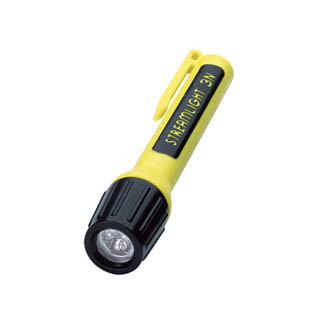 3N LED Flashlight White w/ Yellow Body