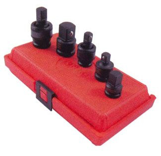 5pc 3/8 in and1/2 inAdapterandUniversal Joint Impact Set