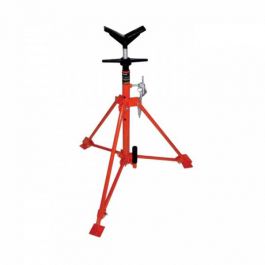 PowerWeld Heavy-Duty V-Head Folding Pipe Stand