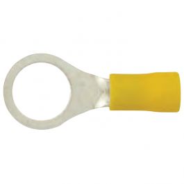Insulated Ring Connectors - 3/8" x 12-10ga - 6 Pack