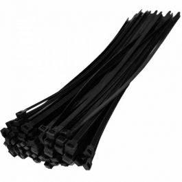 7-1/2" Black Cable Ties - 100 Pack