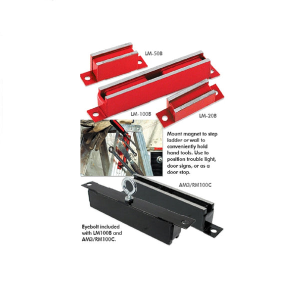 Super Latch Magnet, 100 lb. Test, Red