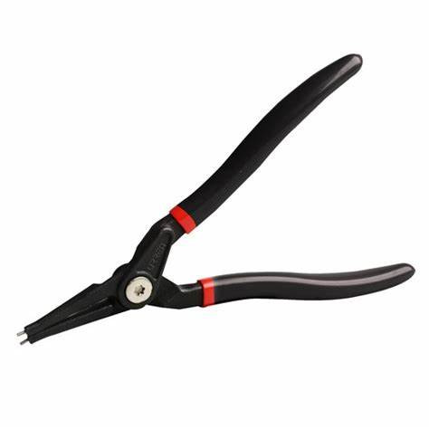 7 Inch Vinyl Grip Forged Heavy-duty Fixed Retaining Ring Pliers 368G