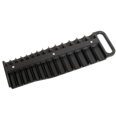 Lisle 40210 Large Magnetic 3/8” Socket Tray - Black