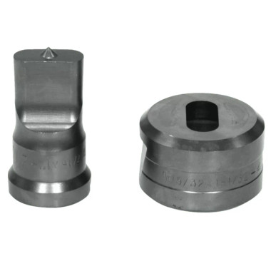 Edwards PDOB7/16X1 7/16x1 Oblong Punch & Die Set with Key-Way